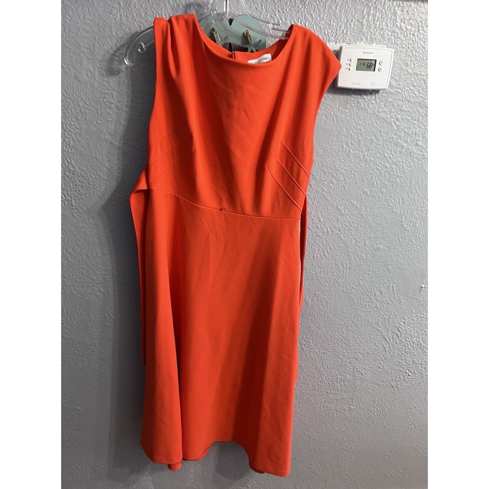 Calvin Klein Women‎ Size 8  Orange sleeveless  Dress